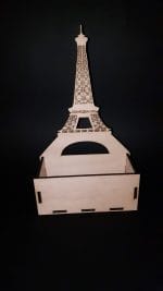 Cutie Aranjamente Florale, Lemn, Turnul Eiffel, M14 - imagine 2