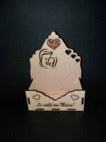 Cutie Aranjamente Florale, Lemn, Mama, M07 - imagine 2