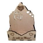 Cutie Aranjamente Florale, Lemn, Mama, M07