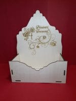 Cutie Aranjamente Florale, Lemn, Model Albinuta, M29 - imagine 2