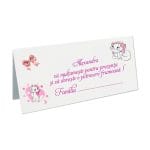 Plic bani Botez, Pisica Marrie, Model PB20, Carton, Alb