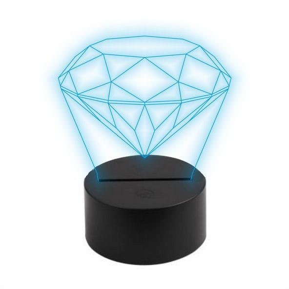 diamantul 2 Lampa 3D model Diamant M2 - imagine 1