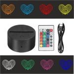 Lampa 3D model Inima M2 - imagine 3