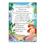 Invitatie botez, Model IC2 , Mica sirena, Format A5