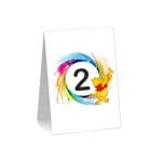 Numar de masa, Botez, Model NRB11, Winnie the Pooh, Carton - imagine 2