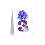 Numar de masa, Botez, Model NRB1, Printesa Sofia, Carton - imagine 3