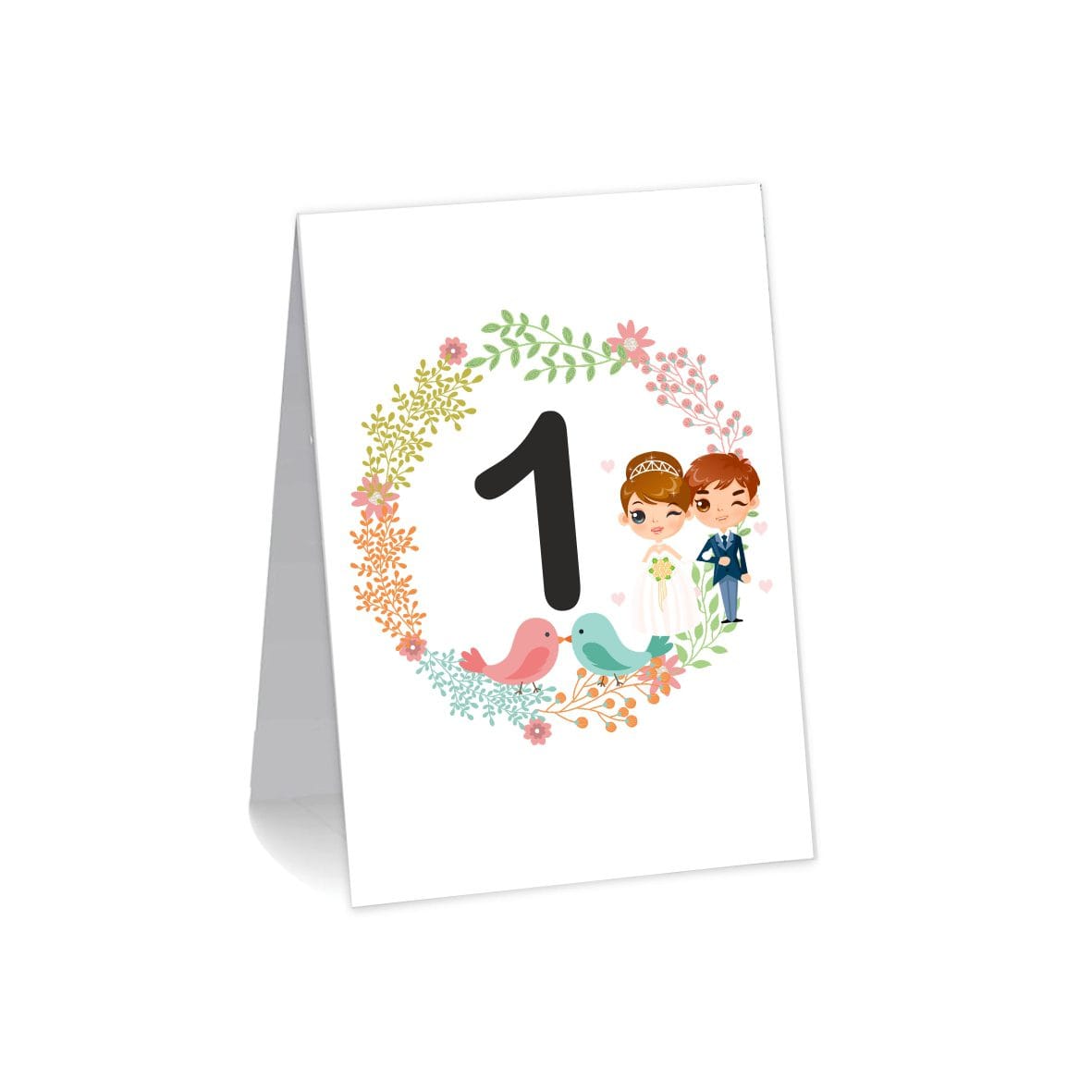 NRN2 Numar de masa, Nunta, Model NRN2, Carton - imagine 1