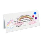 Plic bani Botez, Unicorn, Model PB15, Carton, Alb