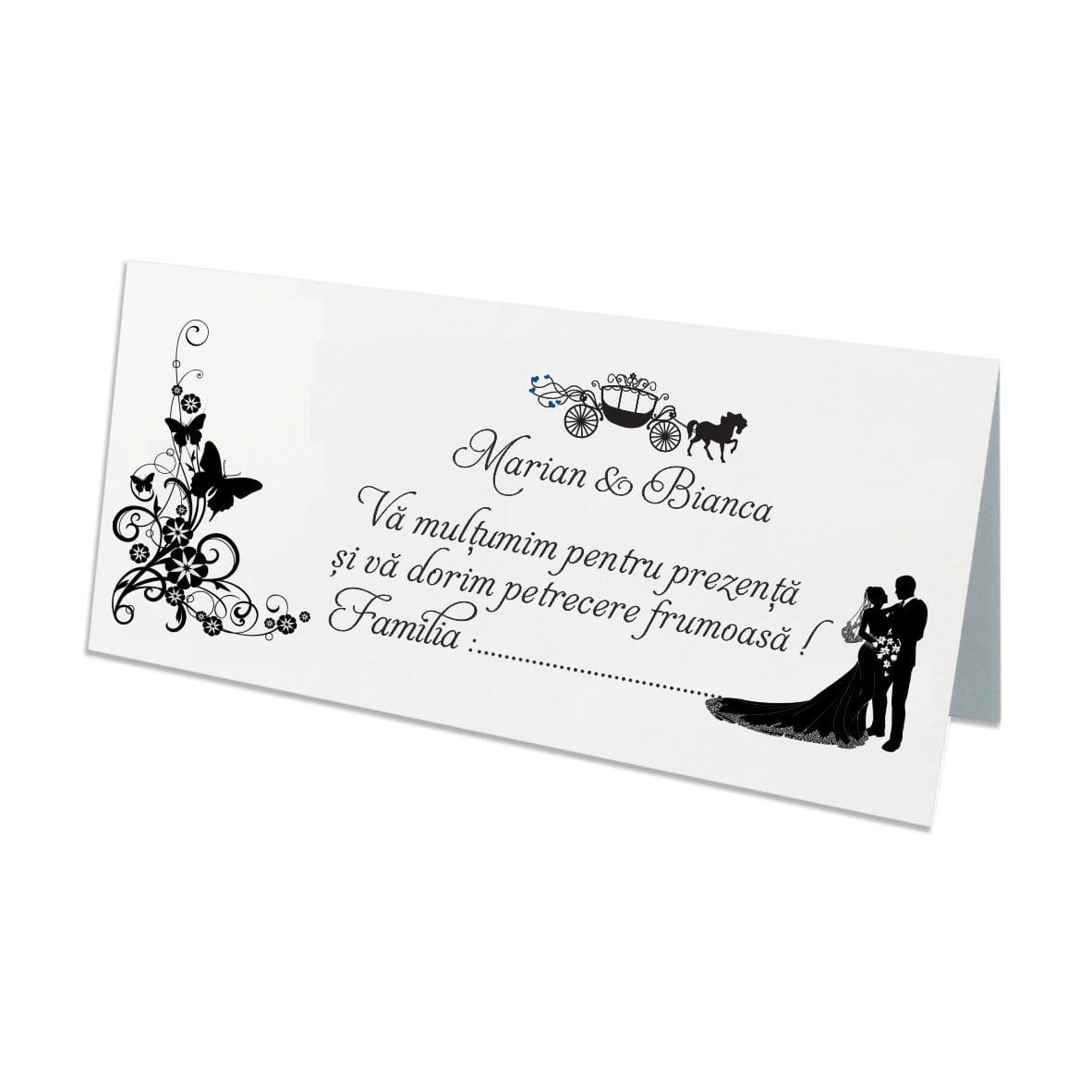 PN3 Plic bani Nunta, Model PN3, Carton - imagine 1