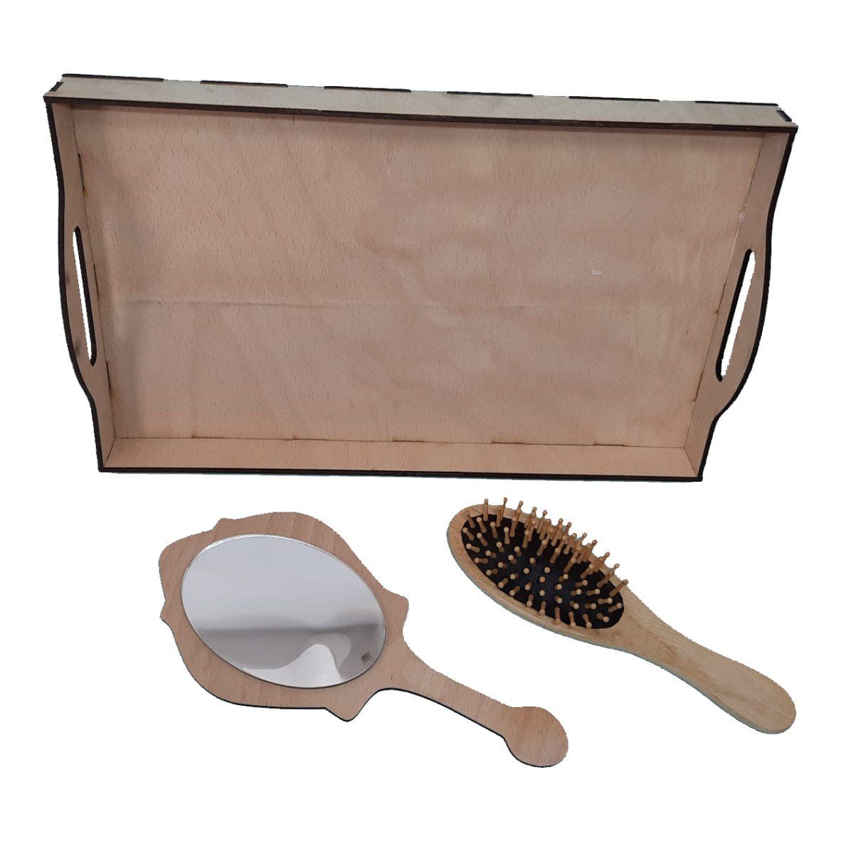 set mireasa tava dreapta4 Set Gatitul Miresei Blank, Lemn, Model PR02 - imagine 2