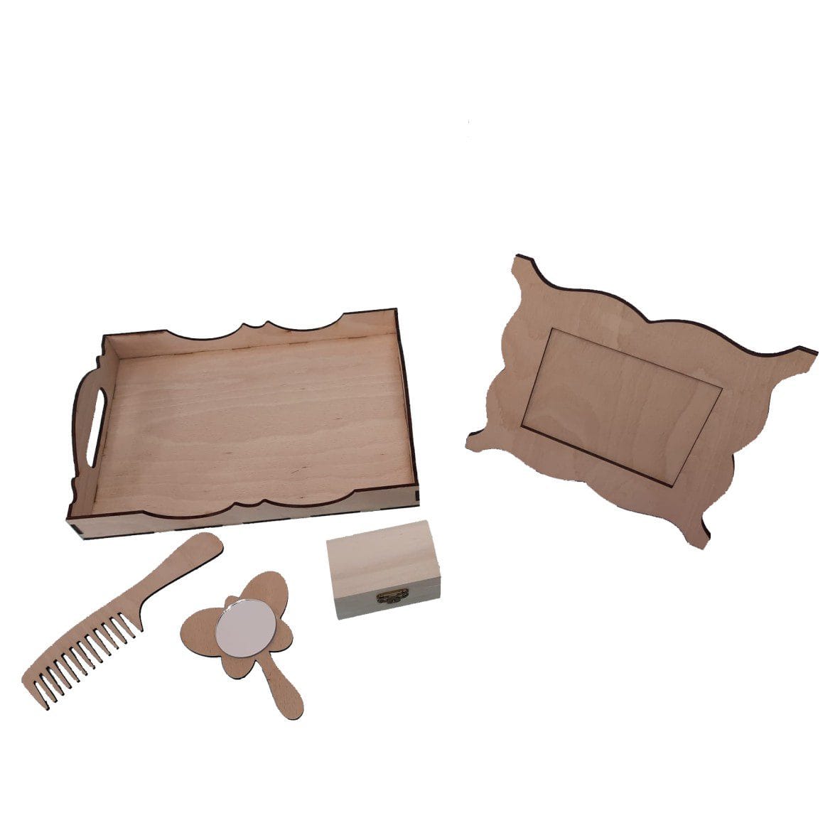 set mot rama valuri Set Mot, Lemn, SM18 - imagine 1