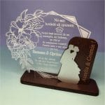 Decoratiune Cadou, Cerere Nasi, Personalizata, Plexiglas Transparent, 24x20cm, DCCN004 - imagine 4