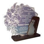 Decoratiune Cadou, Cerere Nasi, Personalizata, Plexiglas Transparent, 24x20cm, DCCN004