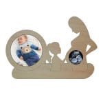 Rama Foto Ecografie, Gravida, Lemn, 32X19cm, RFG013