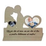 Rama Foto Ecografie, Gravida, Lemn, 30X25cm, RFG014