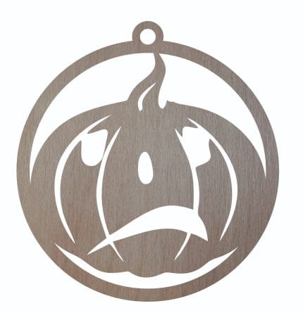 Decoratiune de Halloween, Lemn, 31x29 cm, DH005