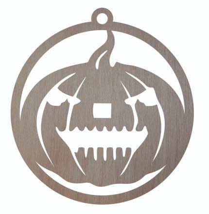 Decoratiune de Halloween, Lemn, 31x29 cm, DH007