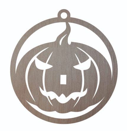 Decoratiune de Halloween, Lemn, 31x29 cm, DH017