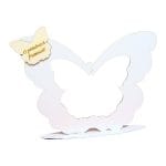 Suport  Glob Floral tip Fluture, Blank, Alb, 33x25cm, SPG012