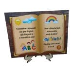 Decoratiune Cadou, Personalizata, Invatatoare, Lemn, 20x15cm, DCPS012