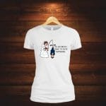 Tricou mireasă personalizat, Bumbac, Alb, TMD003 - imagine 3