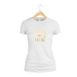 Tricou domnisoara de onoare personalizat, Bumbac, Alb, TMD010.1 - imagine 2