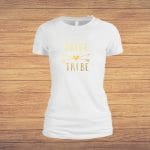 Tricou domnisoara de onoare personalizat, Bumbac, Alb, TMD010.1 - imagine 4