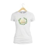 Tricou domnisoara de onoare personalizat, Bumbac, Alb, TMD012.1 - imagine 2