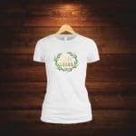 Tricou domnisoara de onoare personalizat, Bumbac, Alb, TMD012.1 - imagine 3