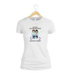 Tricou dama, Amuzant, Bumbac, Alb, TU106 - imagine 2