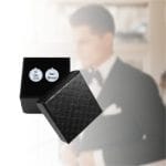 Butoni Personalizati, Mire, Nunta, Argintiu, 18x16 mm, BMN001 - imagine 4