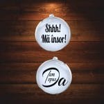 Butoni Personalizati, Mire, Nunta, Argintiu, 18x16 mm, BMN004 - imagine 4