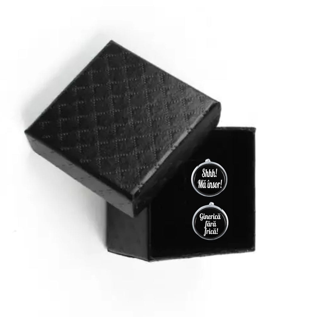 BM18 POZA3 Butoni Personalizati, Mire, Nunta, Argintiu, 18x16 mm, BMN016 - imagine 3