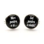 Butoni Personalizati, Mire, Nunta, Argintiu, 18x16 mm, BMN018