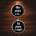 Butoni Personalizati, Mire, Nunta, Argintiu, 18x16 mm, BMN018 - imagine 4