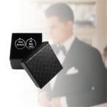 Butoni Personalizati, Nas, Nunta, Argintiu, 18x16 mm, BMN020 - imagine 5