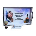 Set Gatit Mire, Nunta, 3 Piese, Lemn, Mov, 22x35cm, SGMRD007