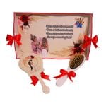 Set Gatitul Miresei, Nunta, 3 Piese, Rosu, 22x35cm, SGMRSD022