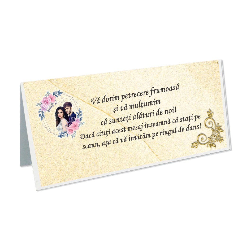 PN26 Plic Bani Nunta, Carton, Auriu, PN26 - imagine 1