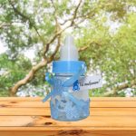 Marturie botez, Biberon, Plastic, 9x4 cm, Albastru - imagine 2