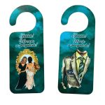 Set Placute Usa Miri, Nunta, Verde, 15x6cm, PUSHH019 - imagine 3