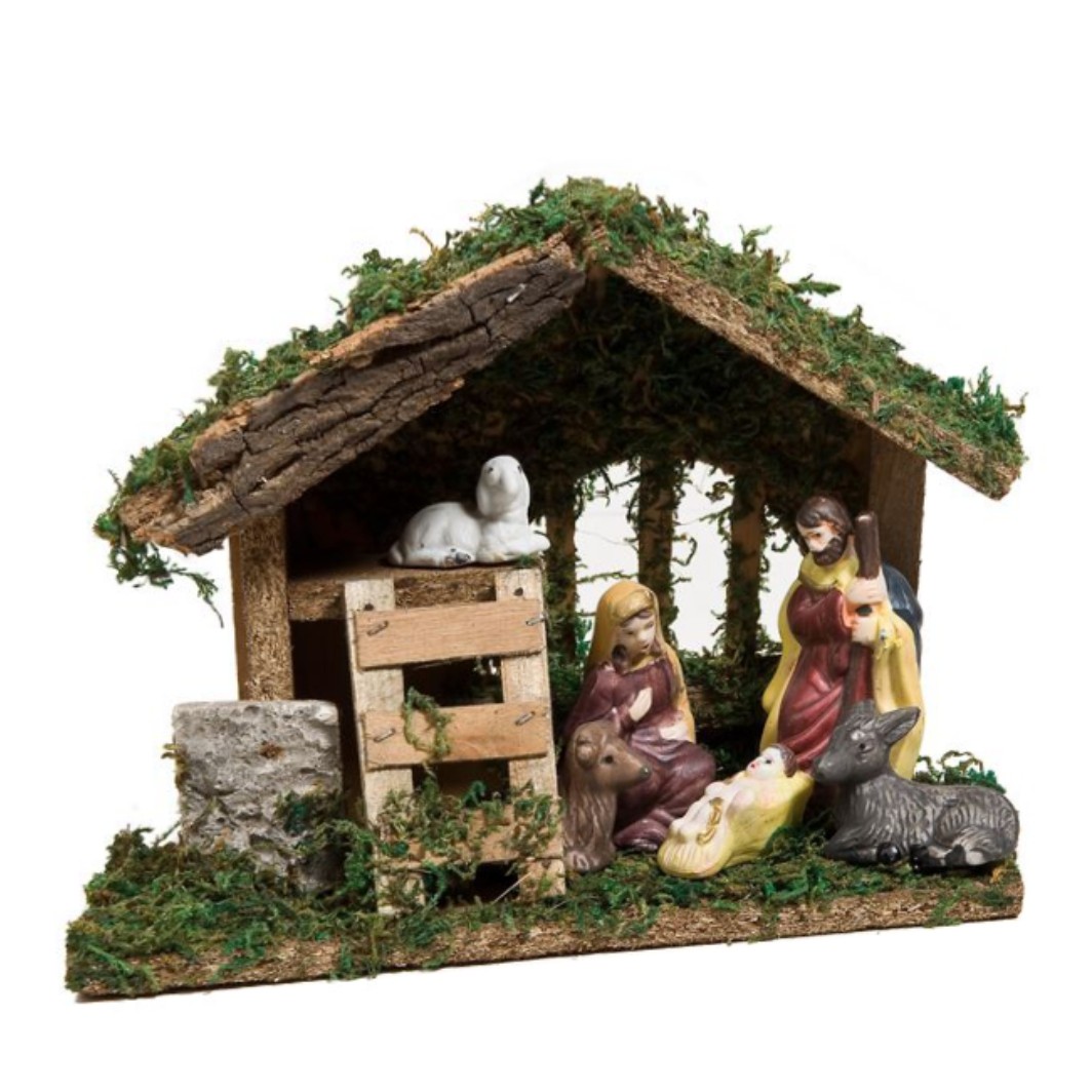 DCJ234. Decoratiune de Craciun, Lesle, 19x16cm, 6 Figuri, DCJ234 - imagine 2