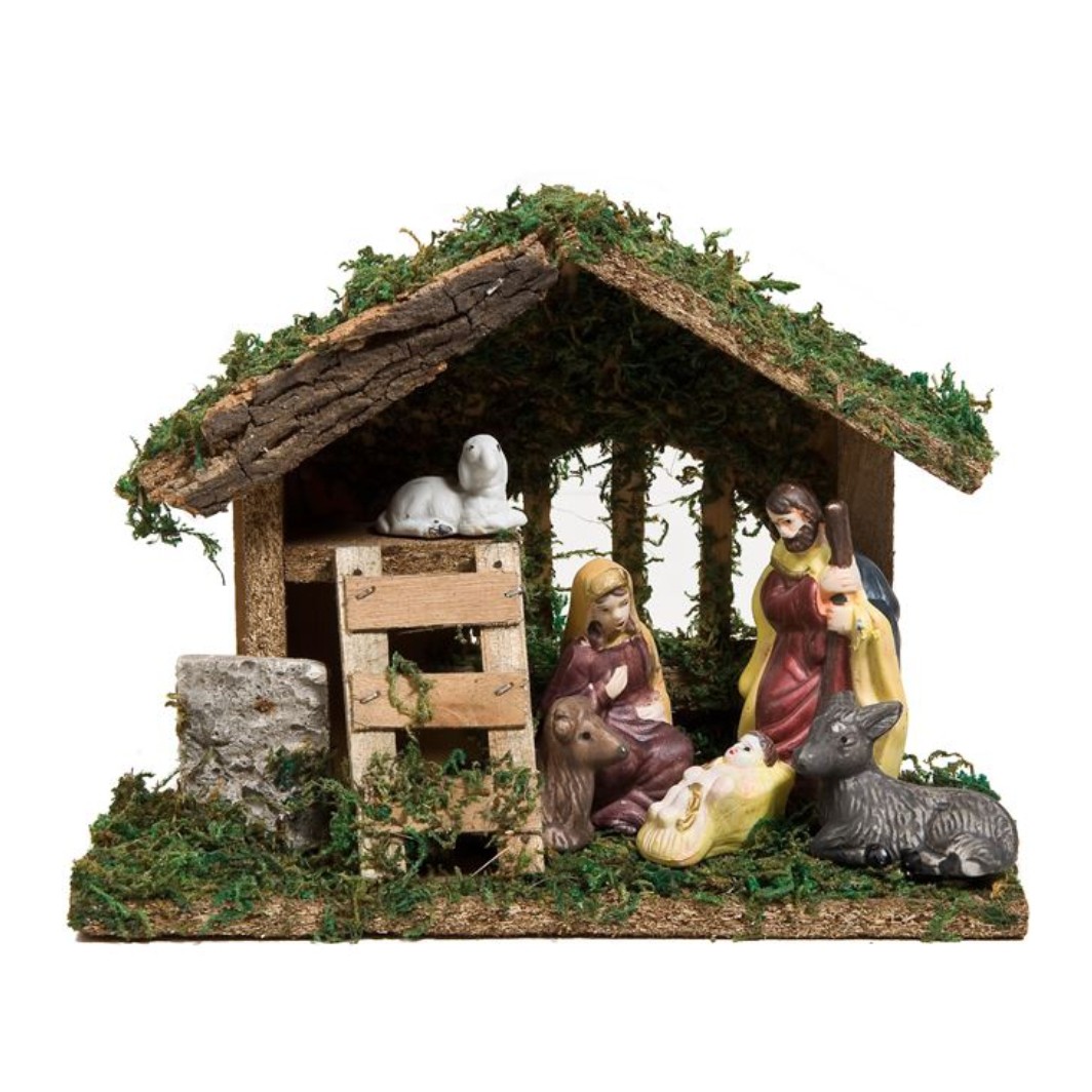 DCJ234 Decoratiune de Craciun, Lesle, 19x16cm, 6 Figuri, DCJ234 - imagine 1