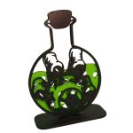 Decoratiune de Halloween, Lemn, Verde, DH067 - imagine 3
