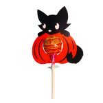 Decoratiune de Halloween, Bomboana  Chupa Chups, Portocaliu, 7,5x8 cm, DH081 - imagine 5