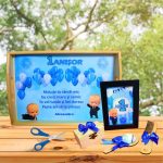 Set Mot Personalizat, Baby Boss, 6 Piese, Lemn, Albastru, 20x30cm, SMD125 - imagine 4