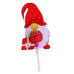 Decoratiune de Craciun, Bomboana Chupa Chups, Rosu, 11×7,5 cm, 001 - imagine 4