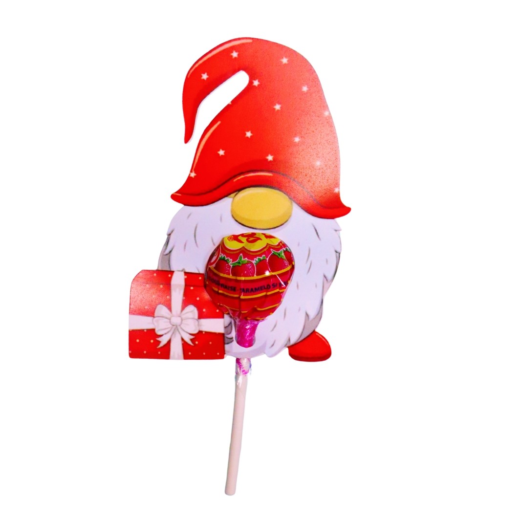 001.. Decoratiune de Craciun, Bomboana Chupa Chups, Rosu, 11×7,5 cm, 001 - imagine 3