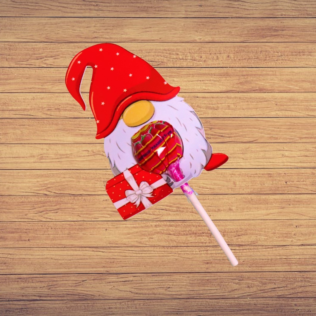 001. Decoratiune de Craciun, Bomboana Chupa Chups, Rosu, 11×7,5 cm, 001 - imagine 5