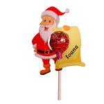 Decoratiune de Craciun, Bomboana Chupa Chups, Rosu, 8x6 cm, 007